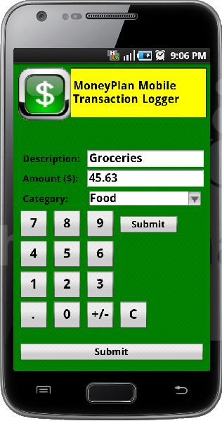 Mobile phone transaction logger